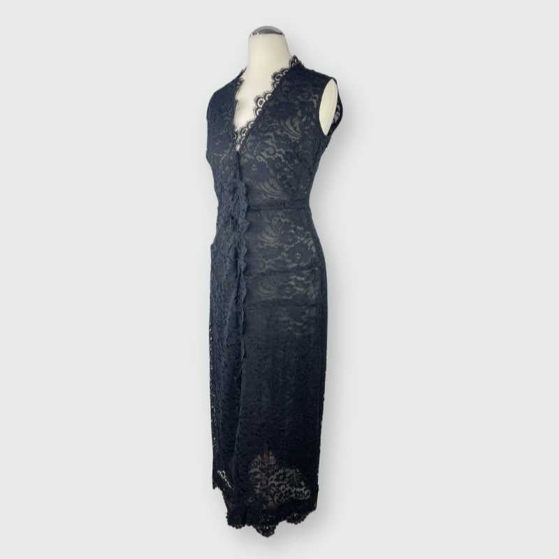 Dolce&Gabbana Spitzenkleid Schwarz
