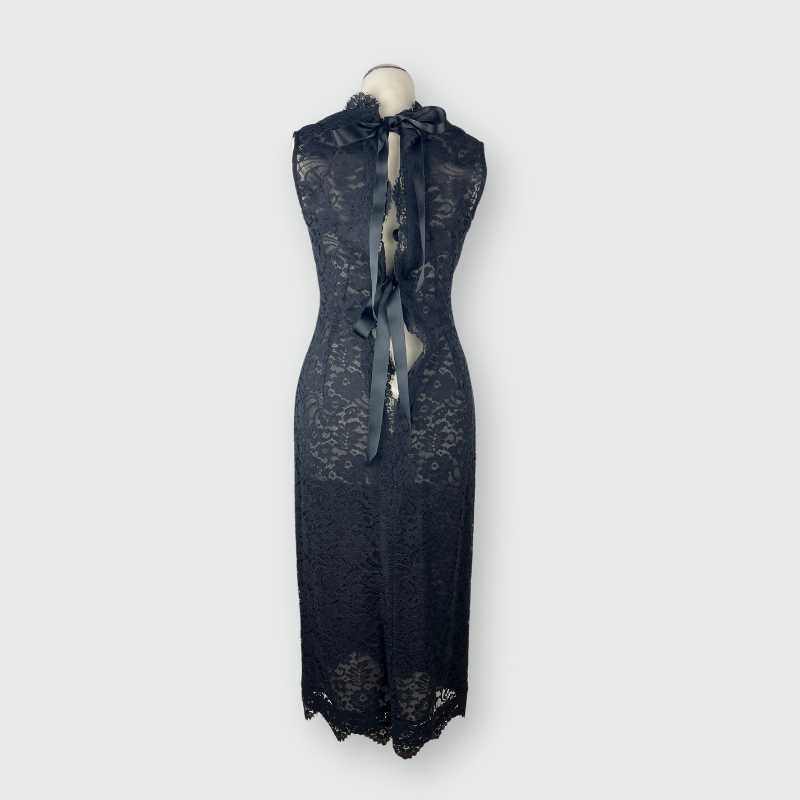 Dolce&Gabbana Spitzenkleid Schwarz