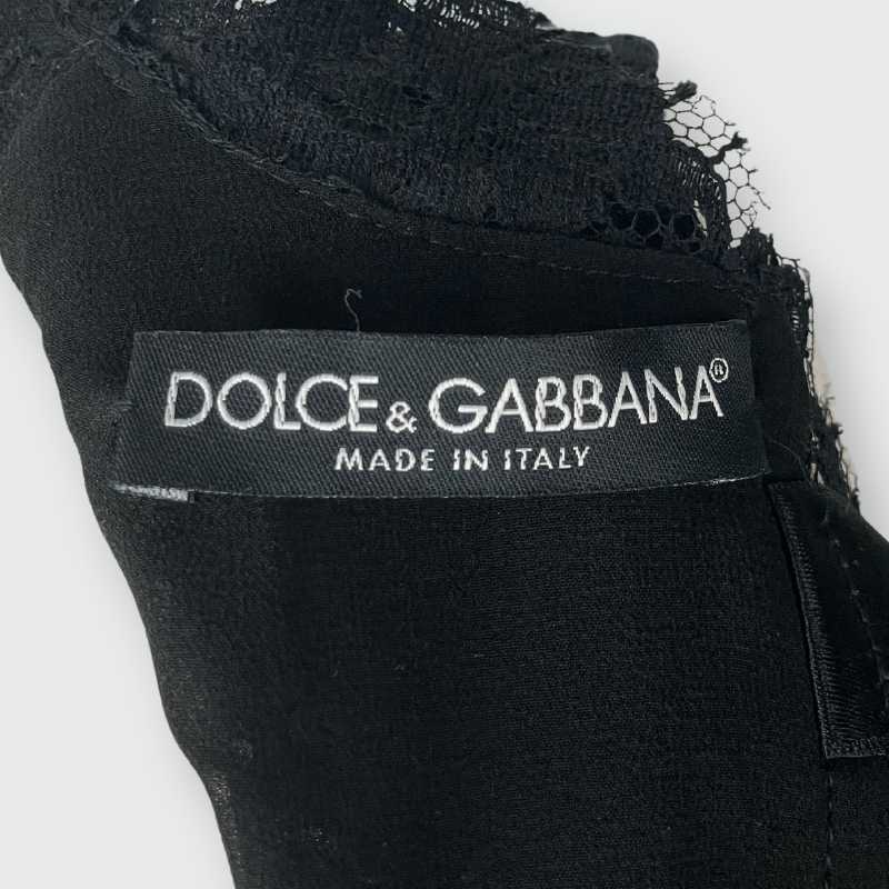 Dolce&Gabbana Spitzenkleid Schwarz