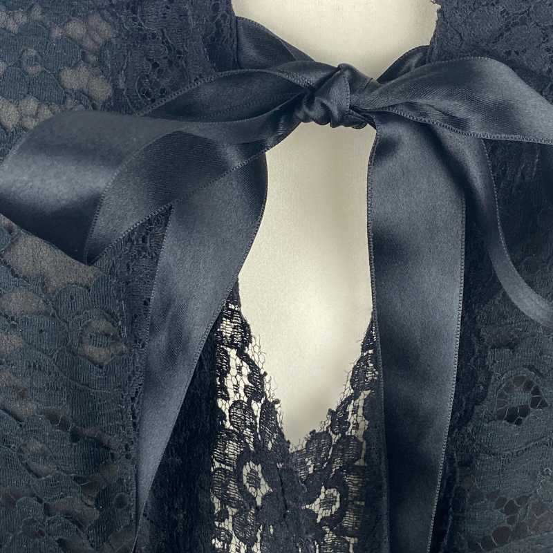 Dolce&Gabbana Spitzenkleid Schwarz