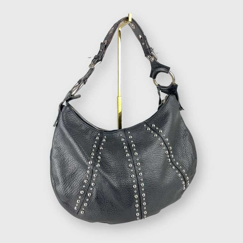 Dolce&Gabbana Schultertasche Schwarz mit Nieten