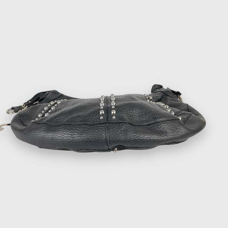 Dolce&Gabbana Schultertasche Schwarz mit Nieten