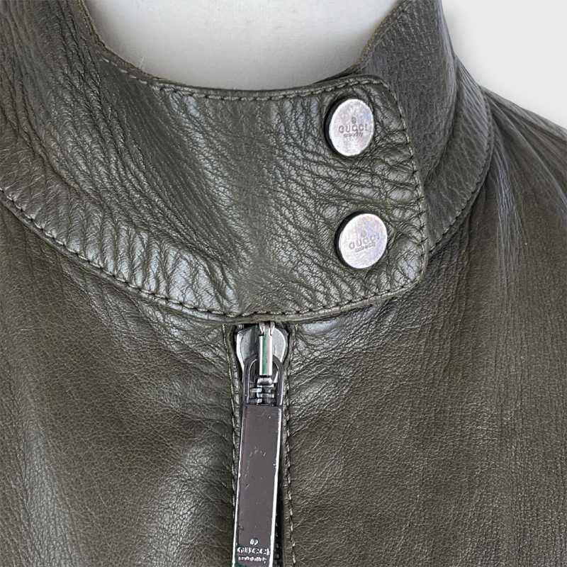 Gucci Lederjacke braun beige - Beschreibung fehlt