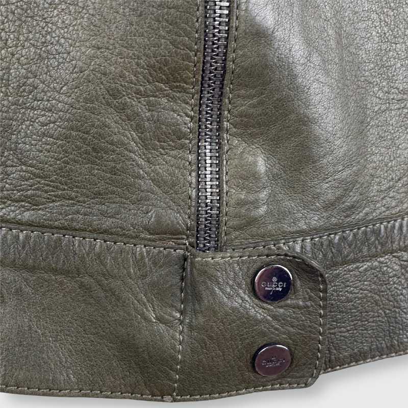 Gucci Lederjacke braun beige - Beschreibung fehlt