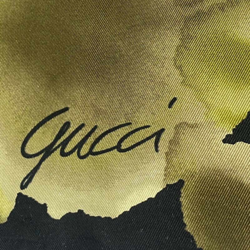 Gucci Seidentuch Schwarz