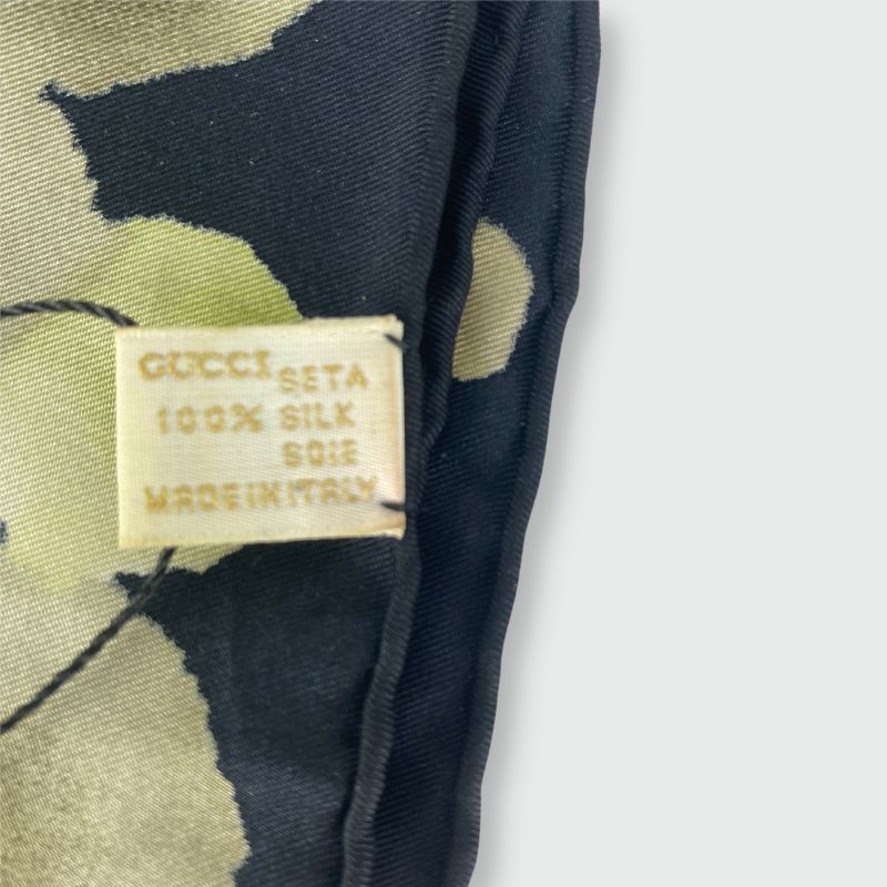 Gucci Seidentuch Schwarz