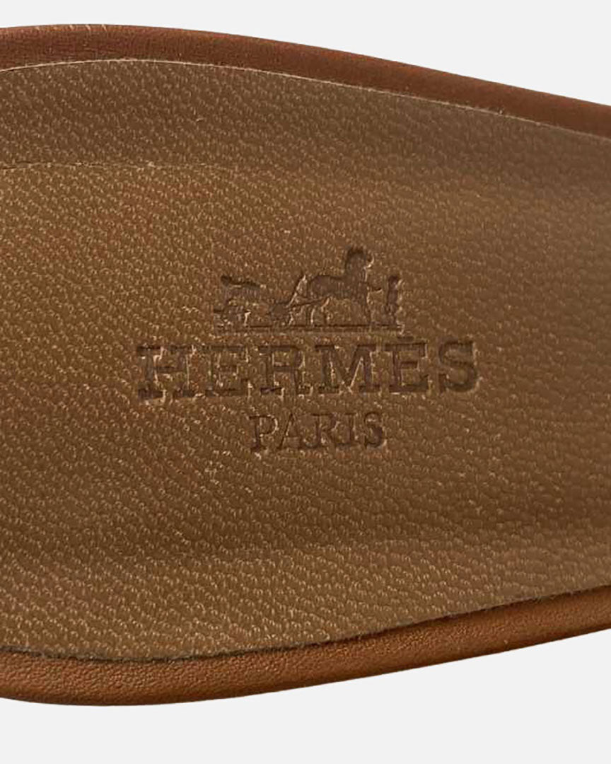 Hermès Oasis Sandalen Braun
