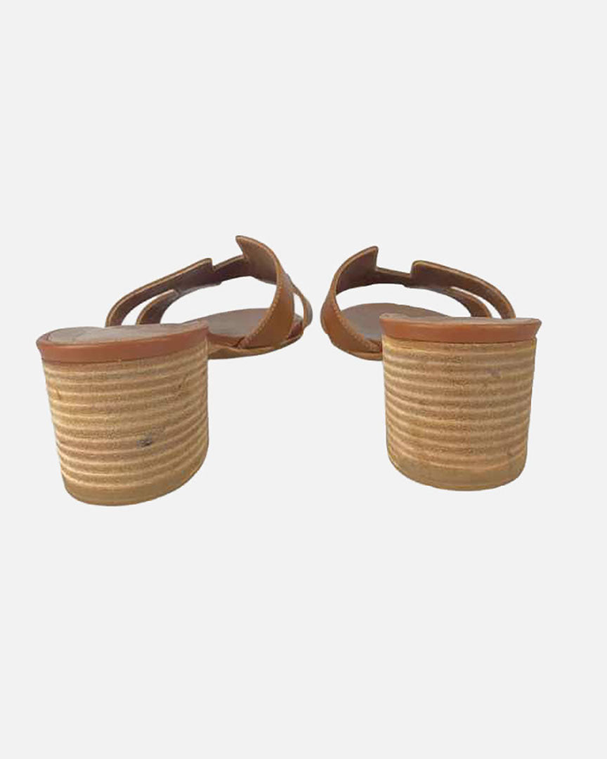 Hermès Oasis Sandalen Braun