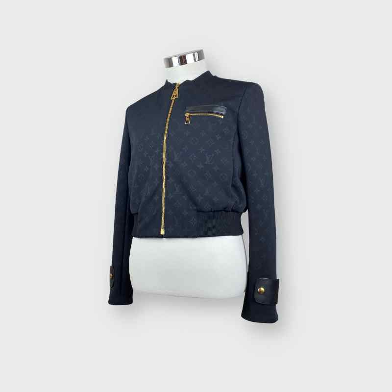 Louis Vuitton Bomberjacke Schwarz