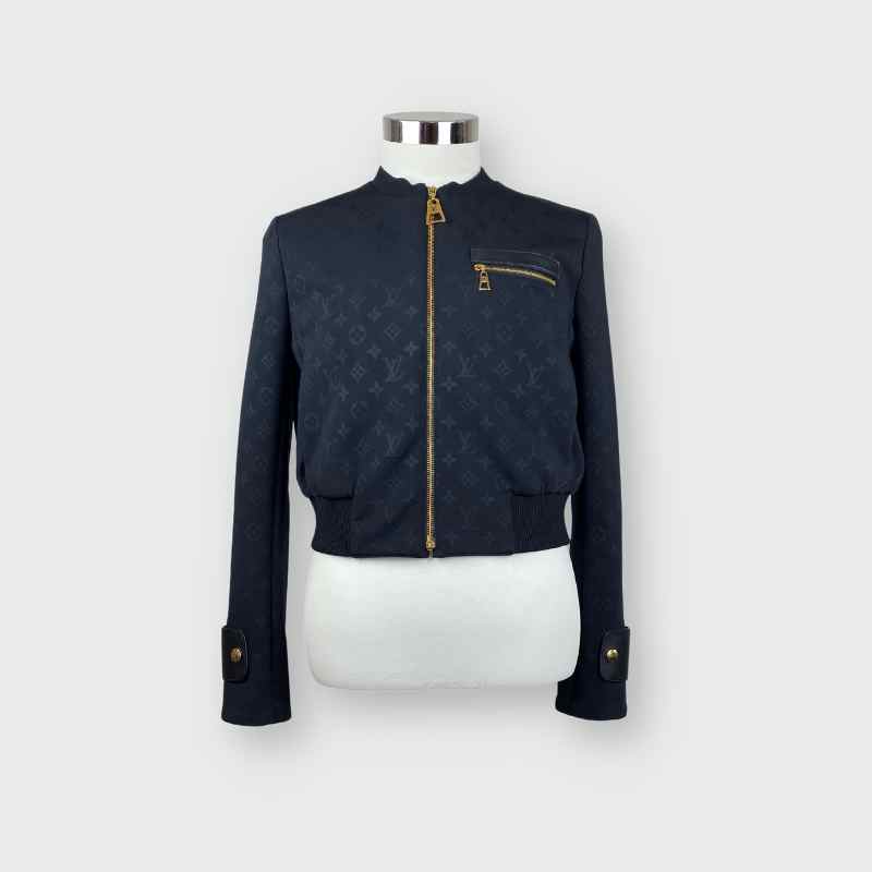 Louis Vuitton Bomberjacke Schwarz