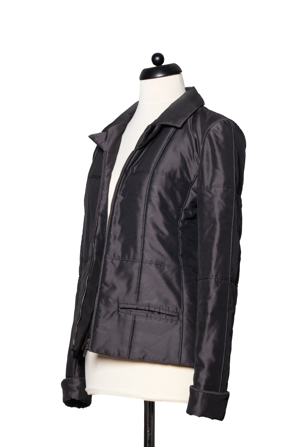 Chanel Jacke Grau