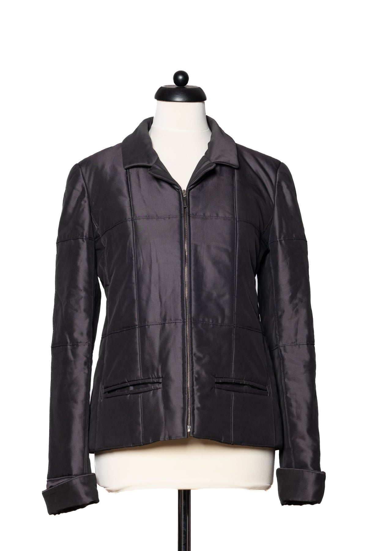 Chanel Jacke Grau