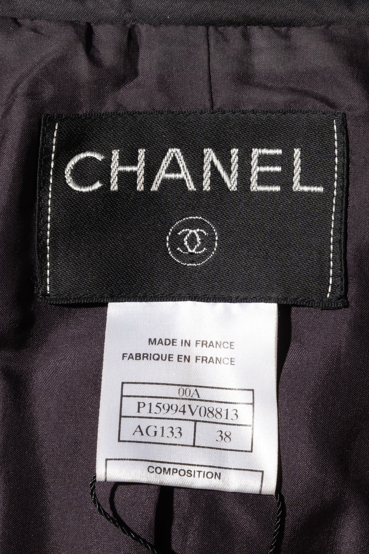 Chanel Jacke Grau