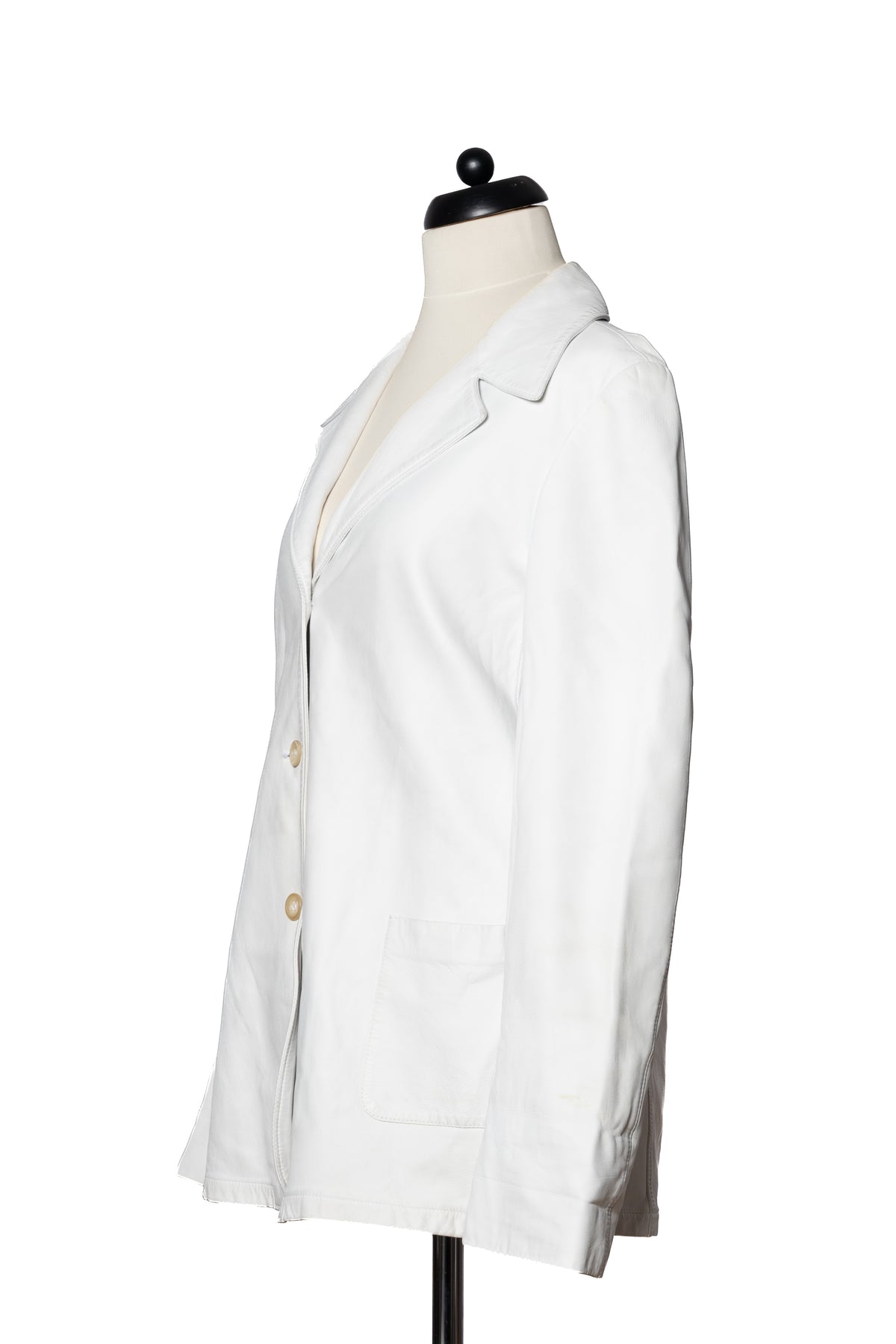 Jil Sander Lederblazer Weiß
