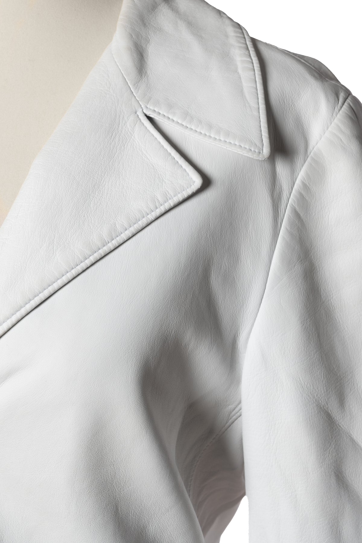 Jil Sander Lederblazer Weiß
