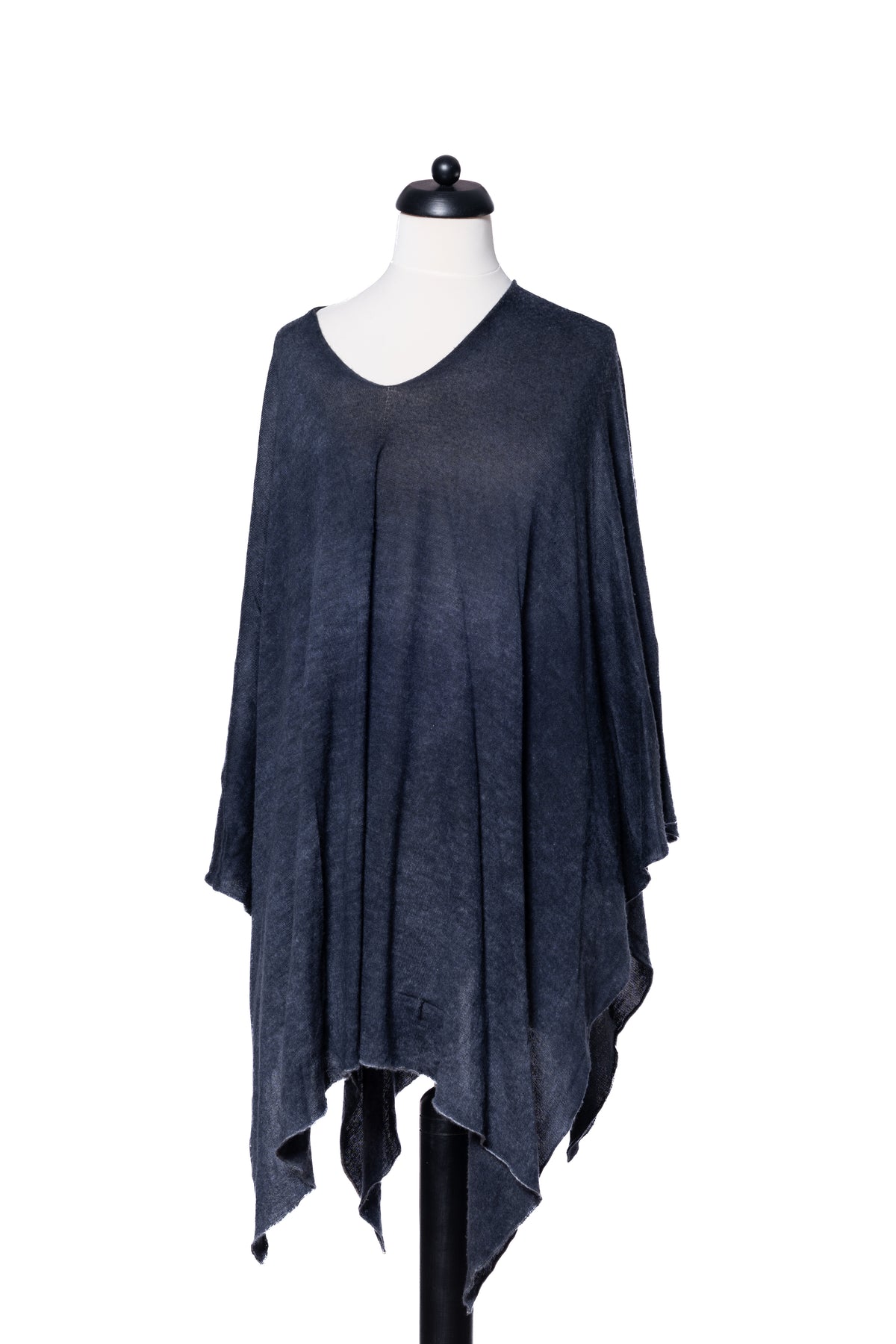 Avant Toi Poncho Dunkelblau