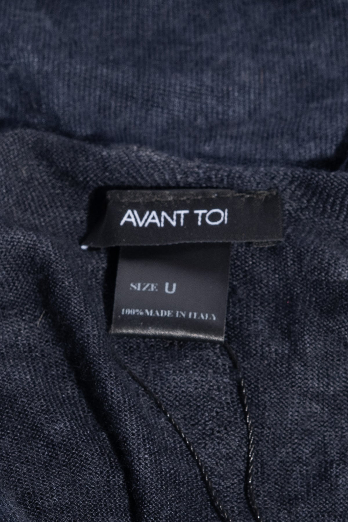 Avant Toi Poncho Dunkelblau