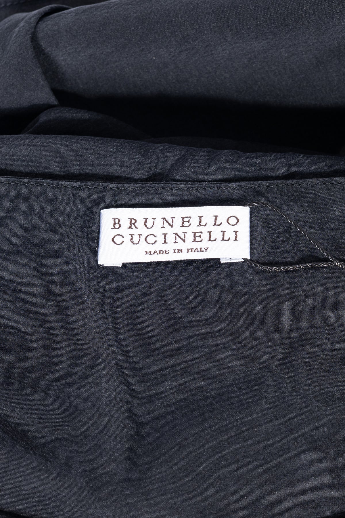 Brunello Cucinelli Seidenkleid Schwarz