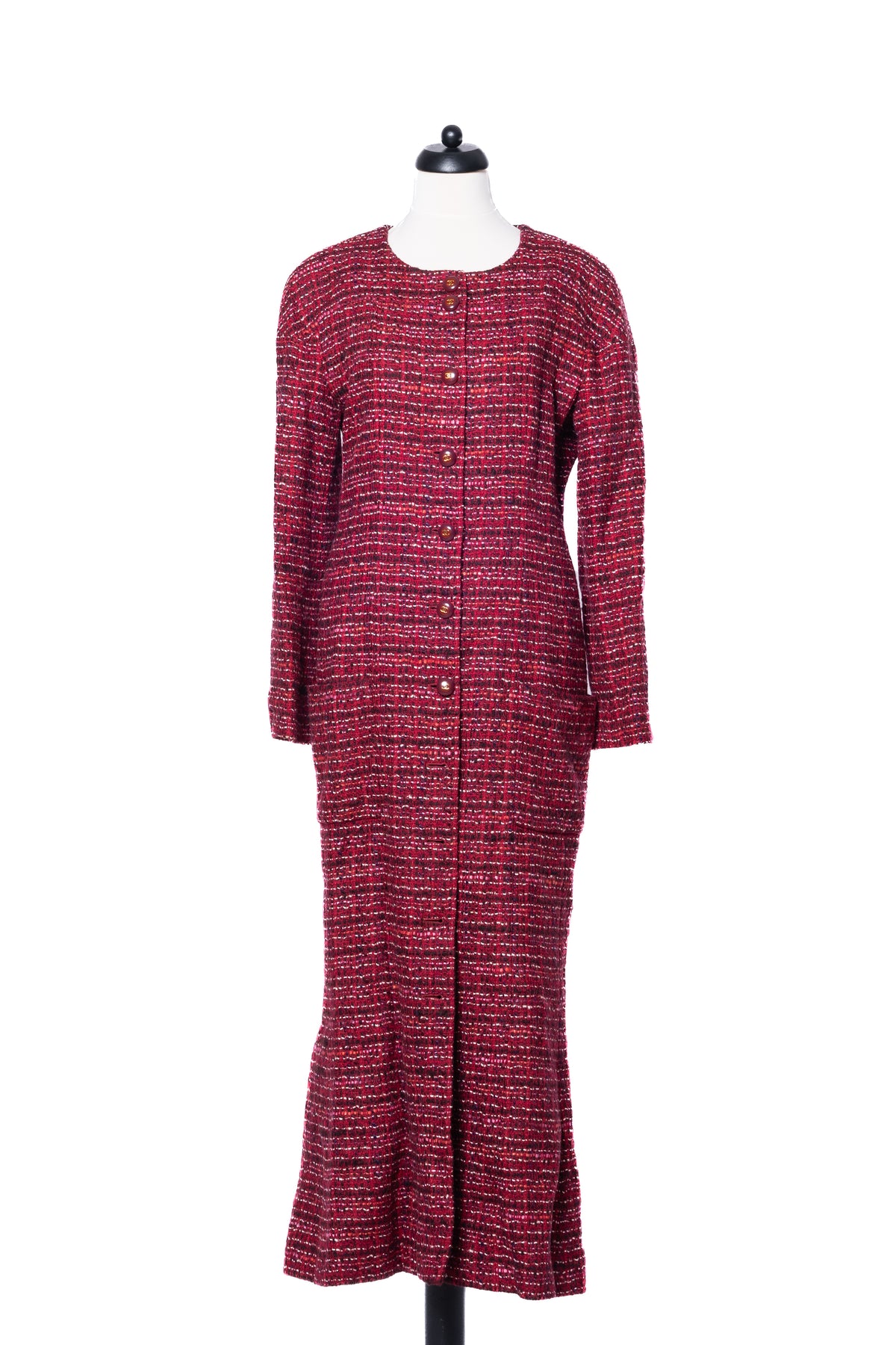 Chanel Tweed-Langmantel
