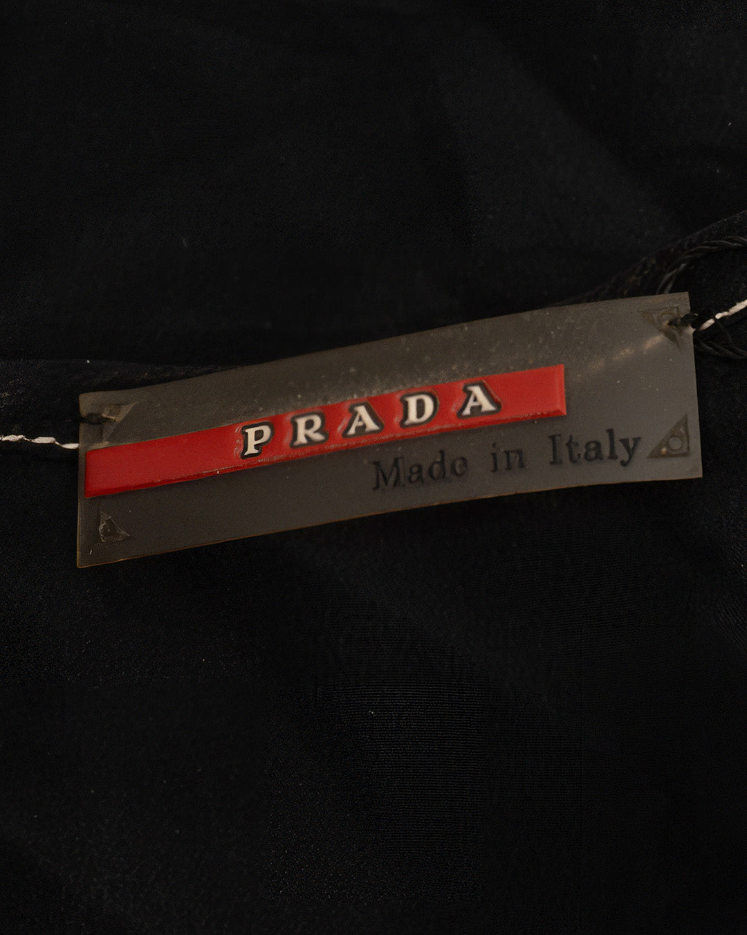 Prada Top Schwarz mit Schleife