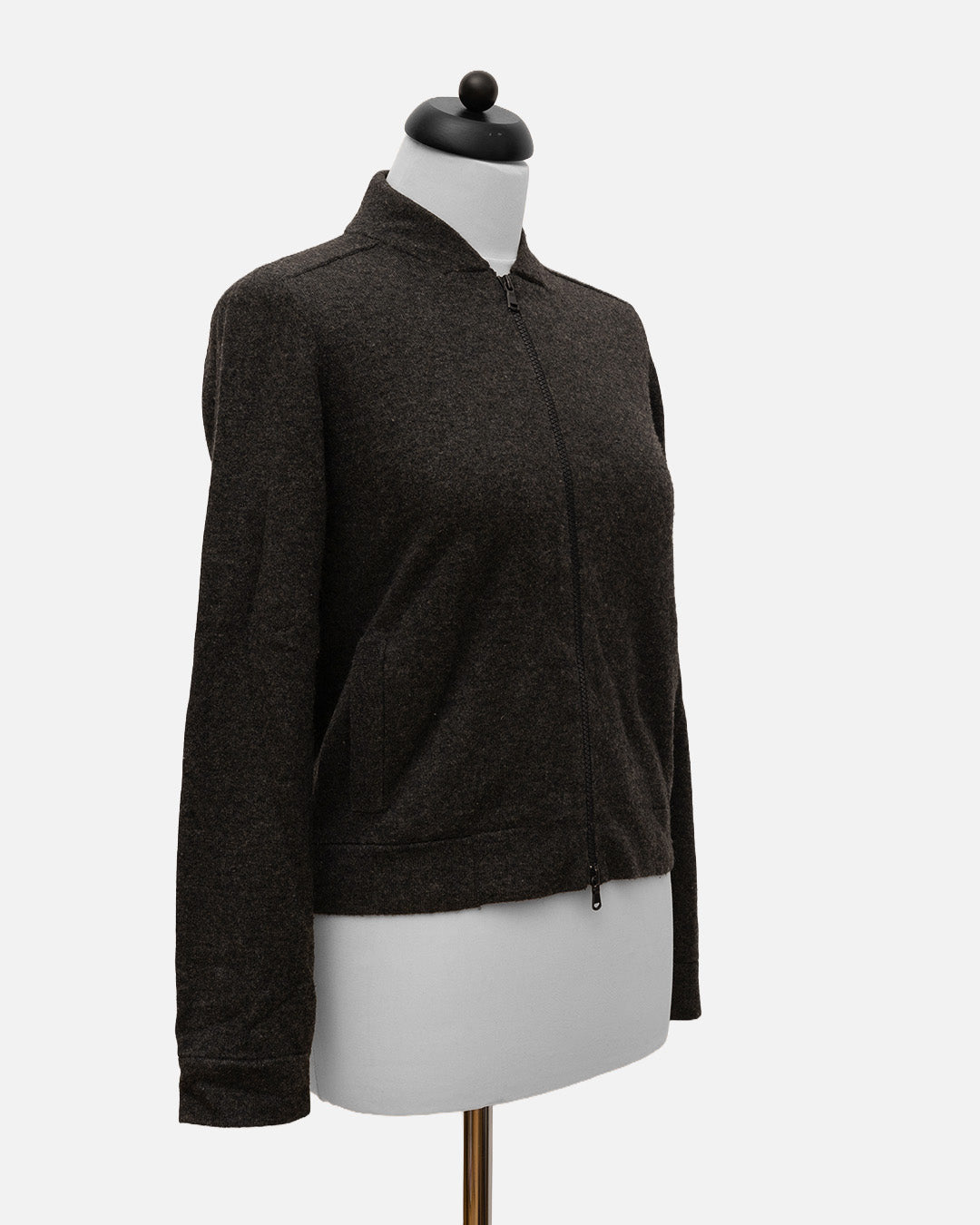 Brunello Cucinelli Zip-Jacke Grau