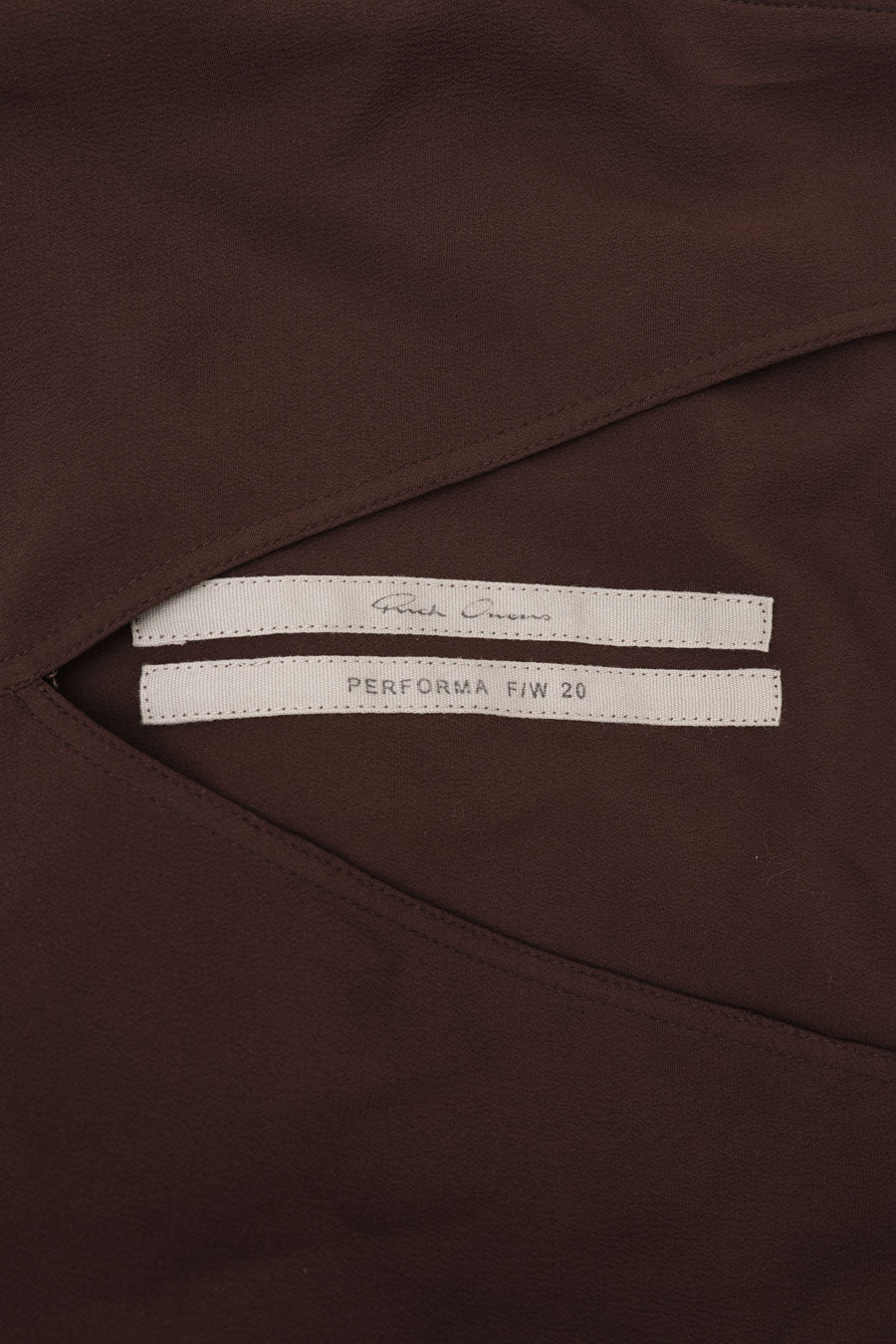 Rick Owens Kleid Burgunder