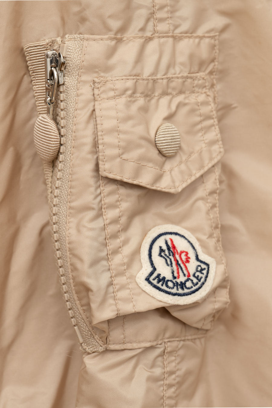 Moncler Regenjacke Beige