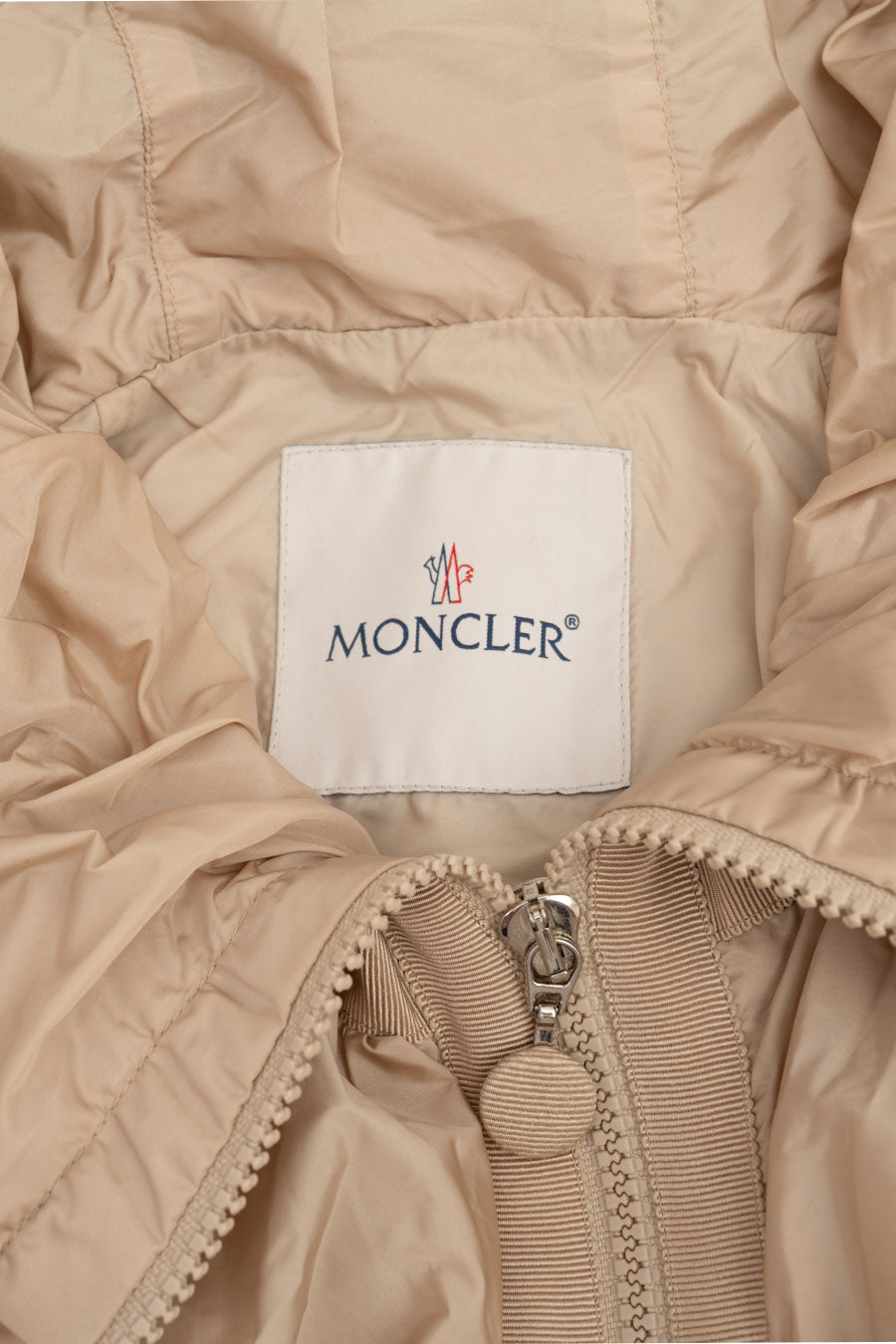 Moncler Regenjacke Beige