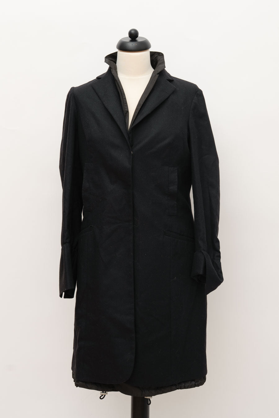 Brunello Cucinelli Mantel Schwarz