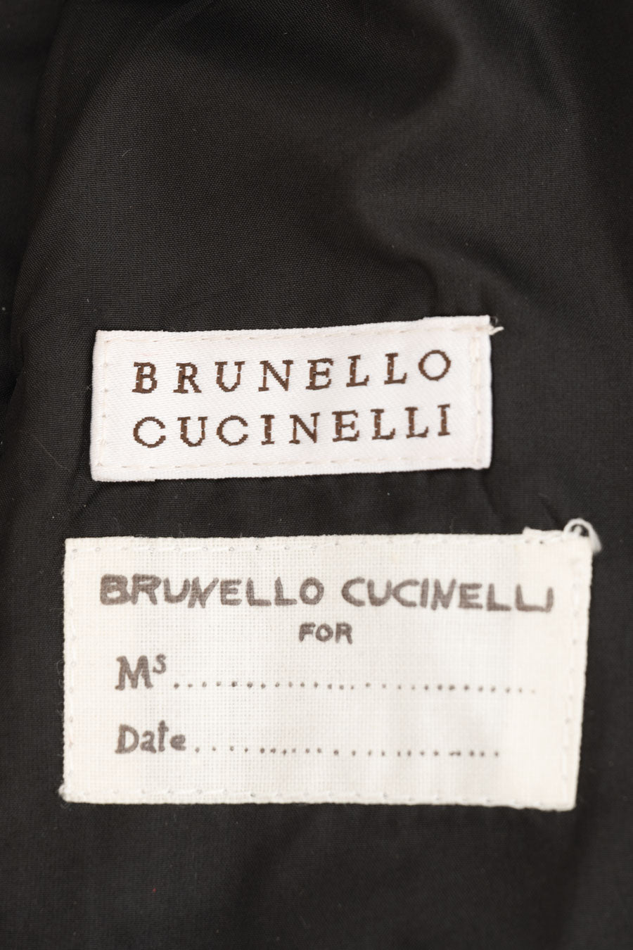 Brunello Cucinelli Mantel Schwarz