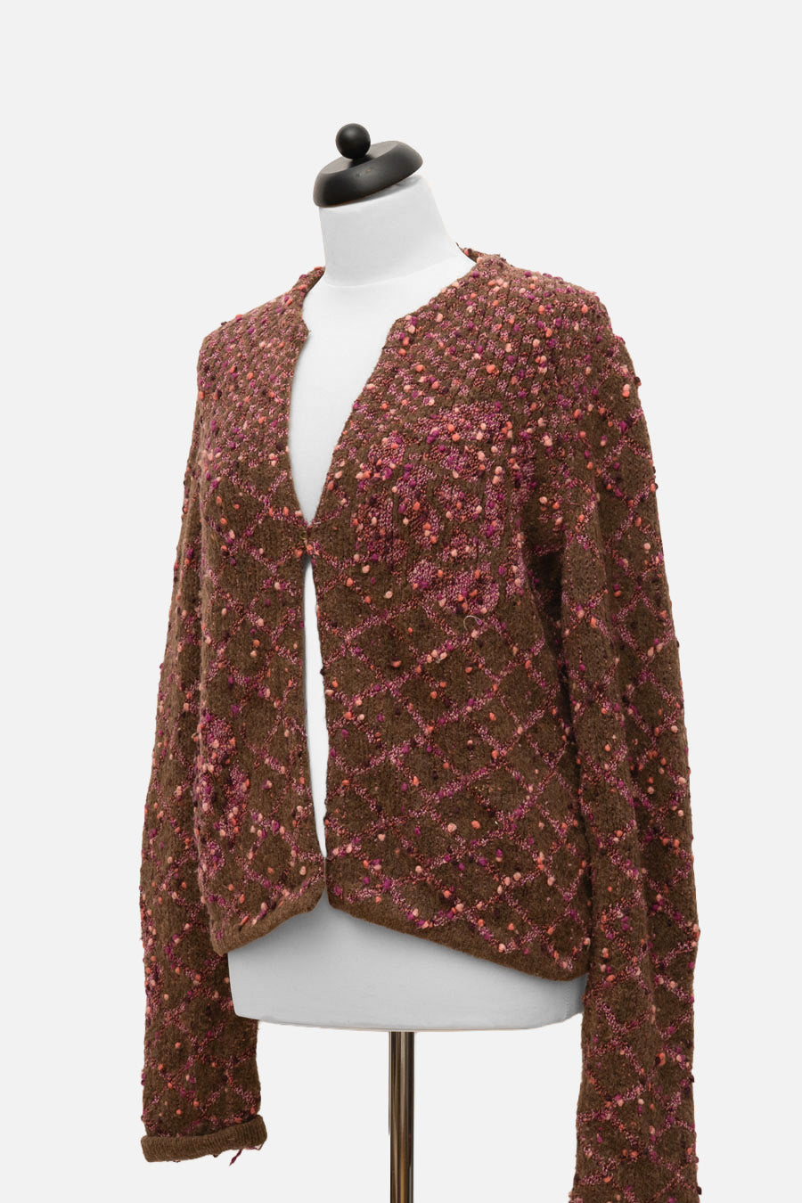 Chanel Cardigan Braun/Rot