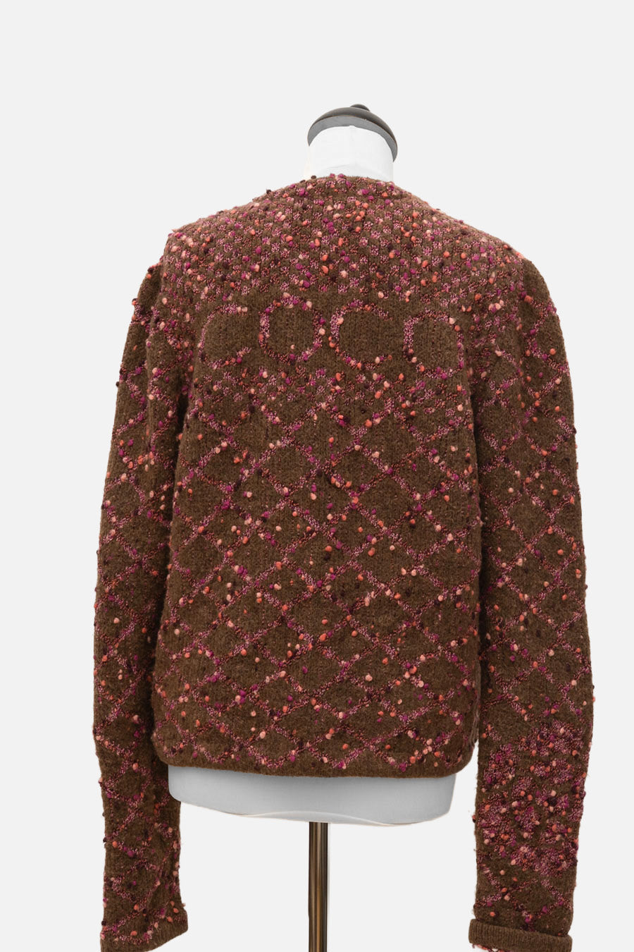Chanel Cardigan Braun/Rot