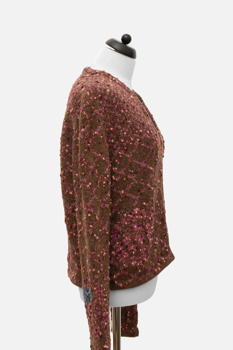 Chanel Cardigan Braun/Rot