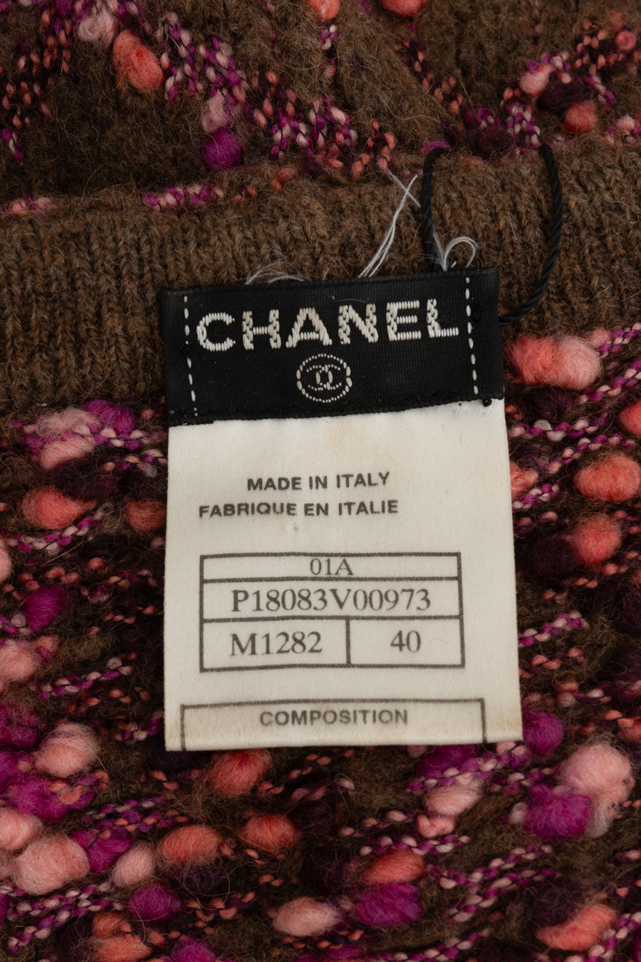 Chanel Cardigan Braun/Rot