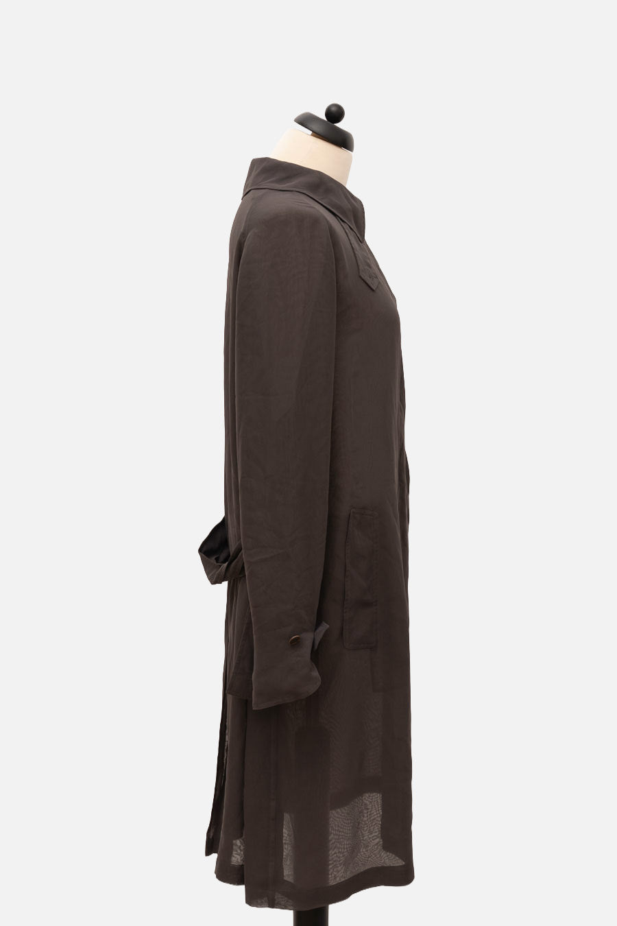 Hermès Blusenkleid Grau
