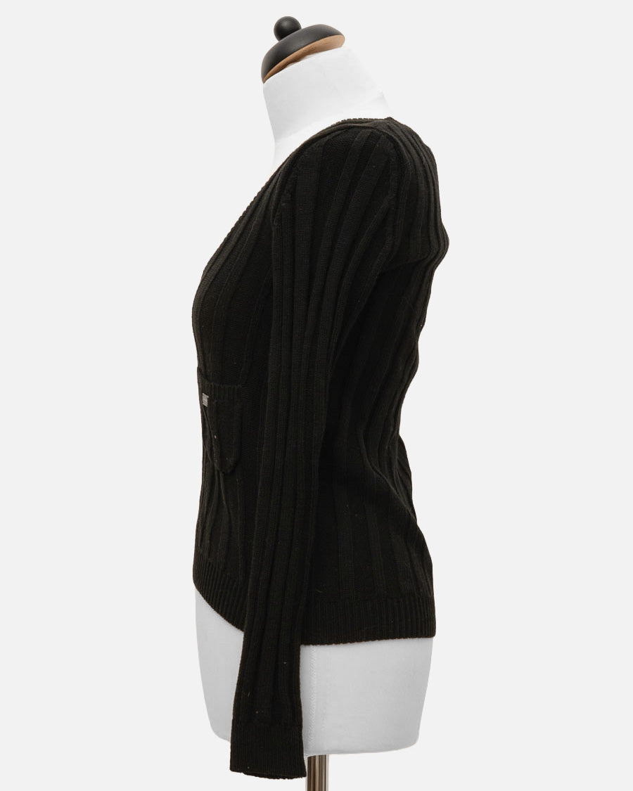 Chanel Strickpullover Schwarz