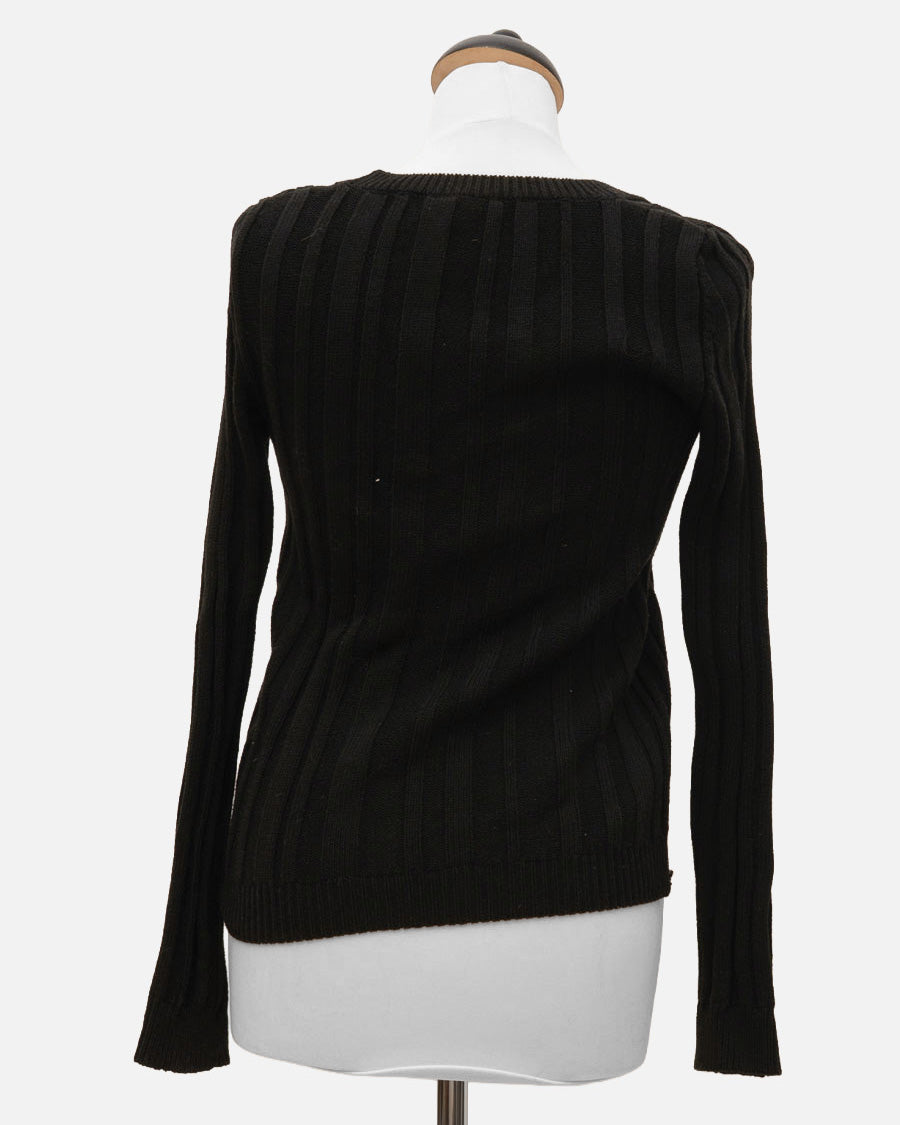 Chanel Strickpullover Schwarz