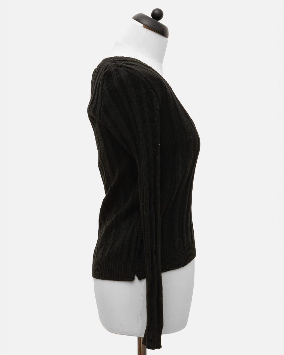 Chanel Strickpullover Schwarz
