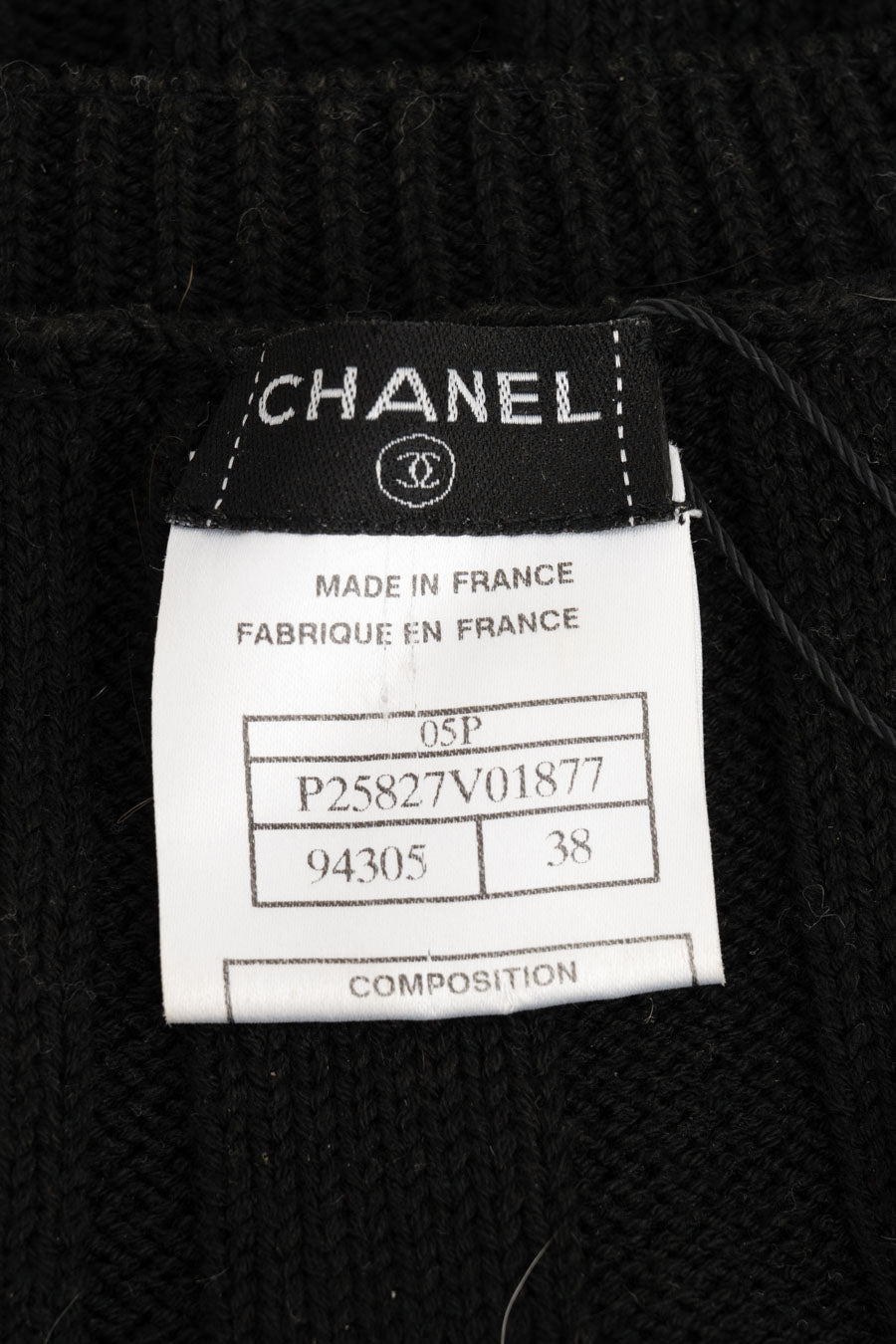 Chanel Strickpullover Schwarz