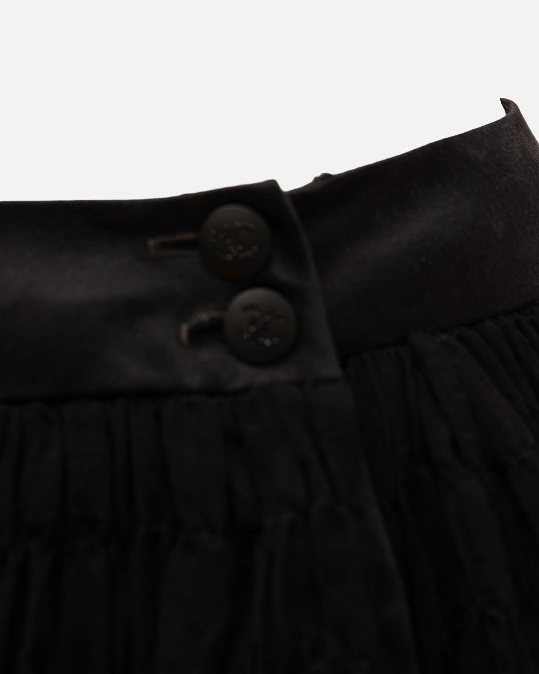 Chanel Tüll Rock Schwarz