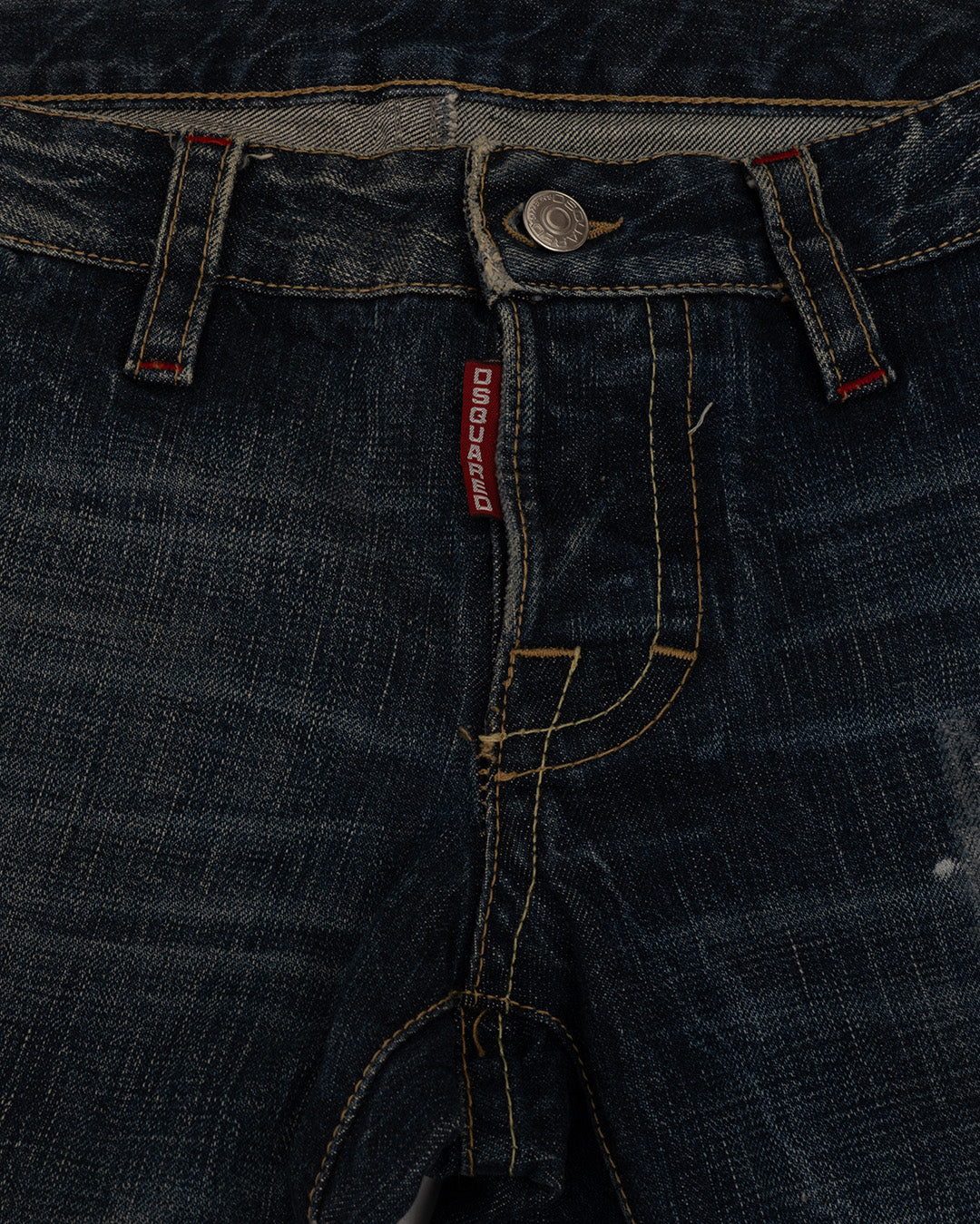 Dsquared 3/4 Jeanshose blau