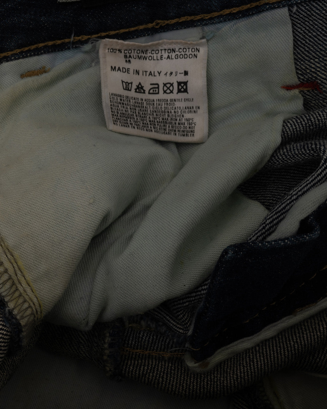 Dsquared 3/4 Jeanshose blau
