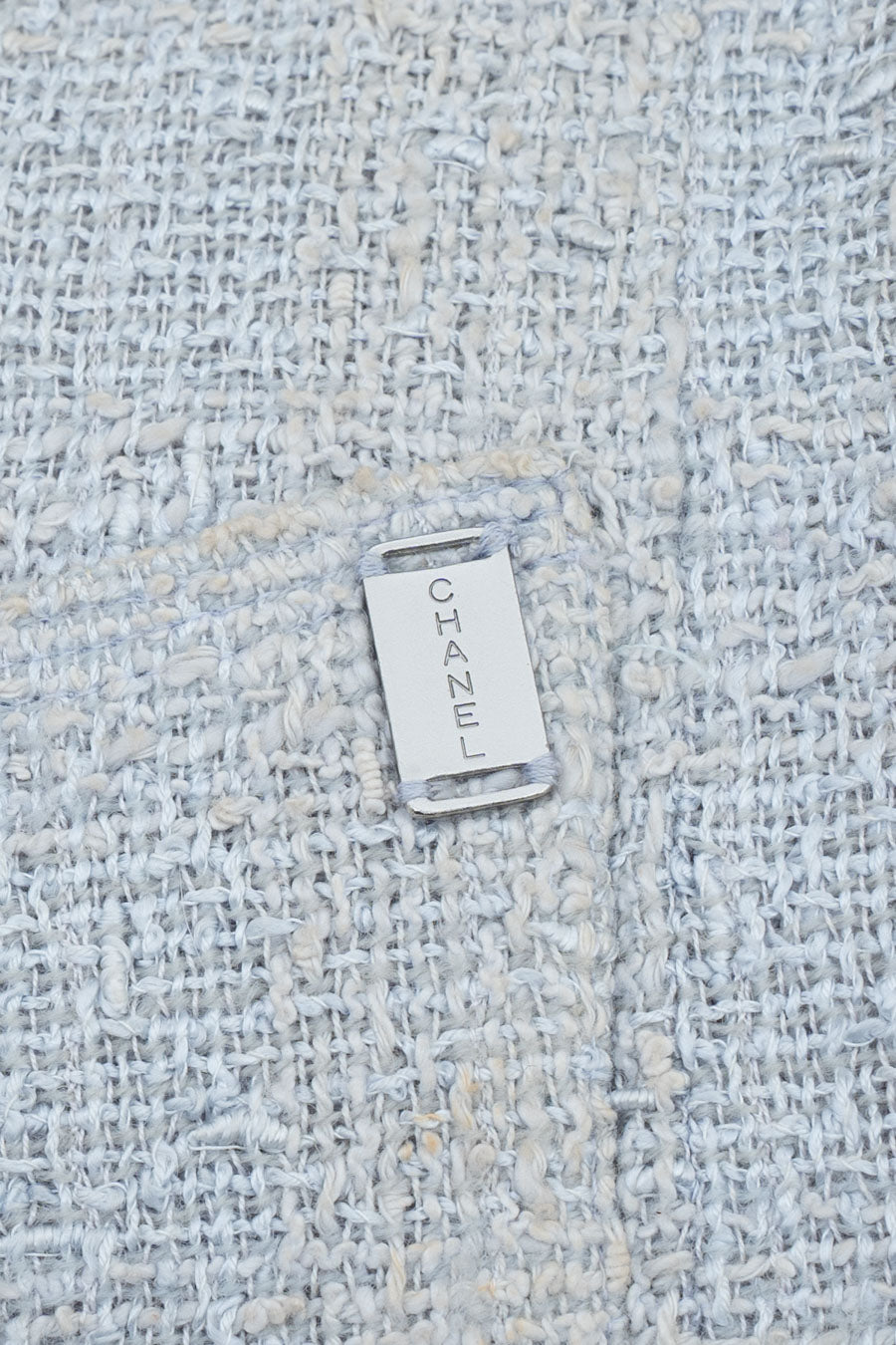 Chanel Tweedjacke Blau/Grau
