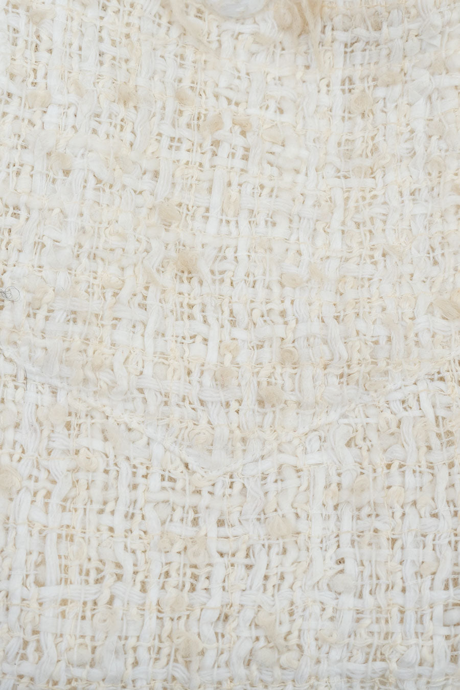 Chanel Tweedjacke Weiß