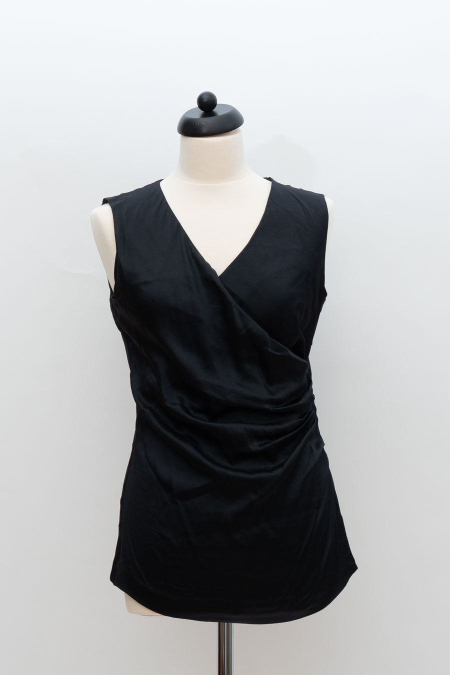 Etro Seidentop Schwarz