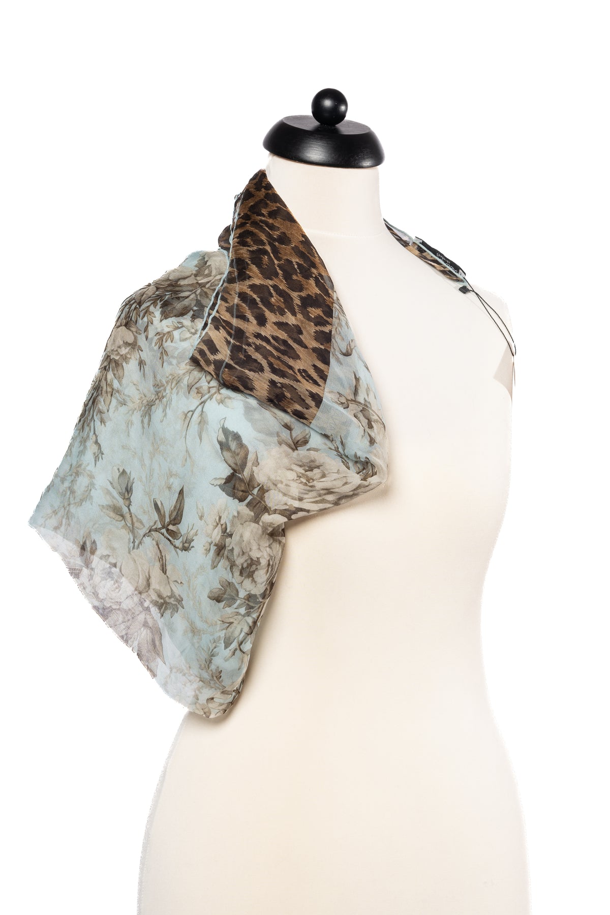 Dolce&Gabbana Tuch Leopardenmuster · Blau