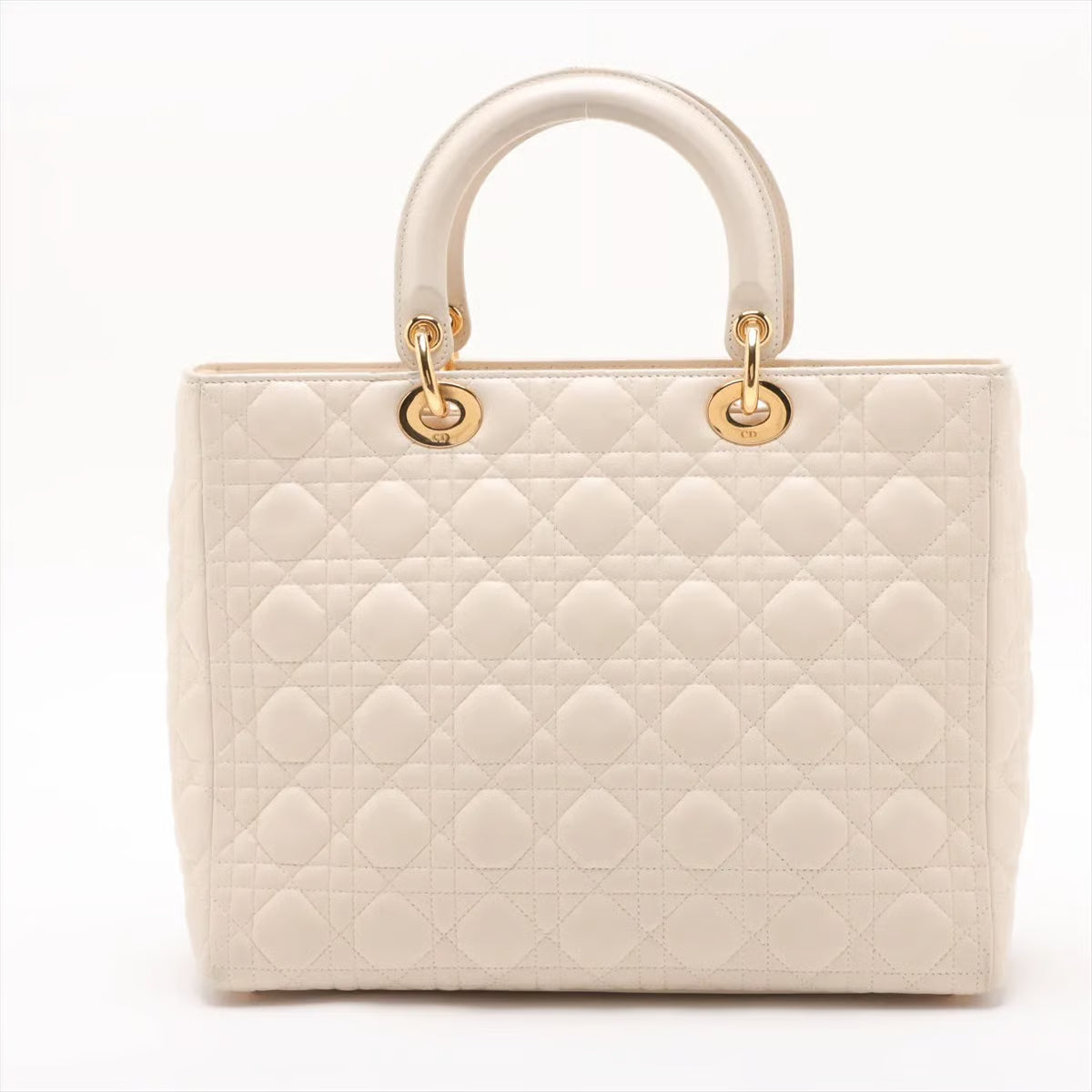 Christian Dior Vintage Lady Dior Leather Large