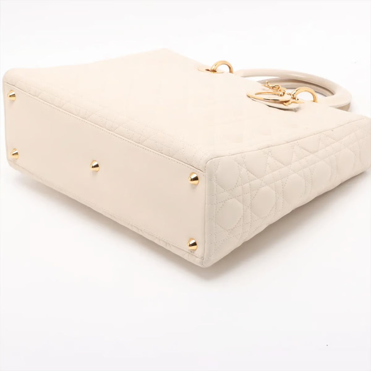 Christian Dior Vintage Lady Dior Leather Large