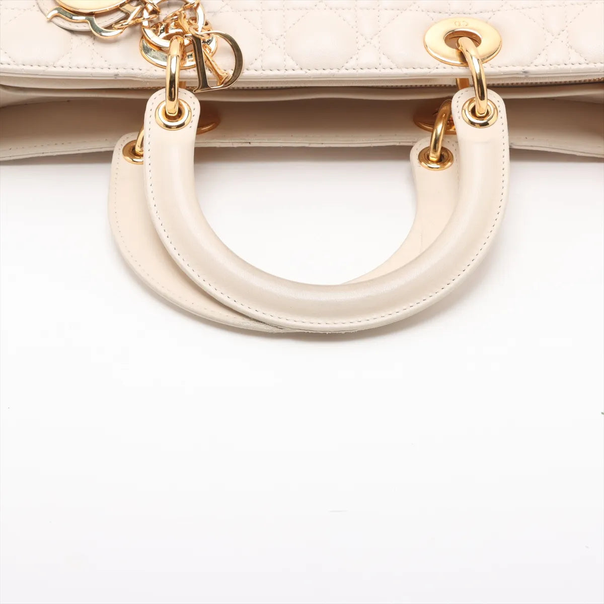 Christian Dior Vintage Lady Dior Leather Large