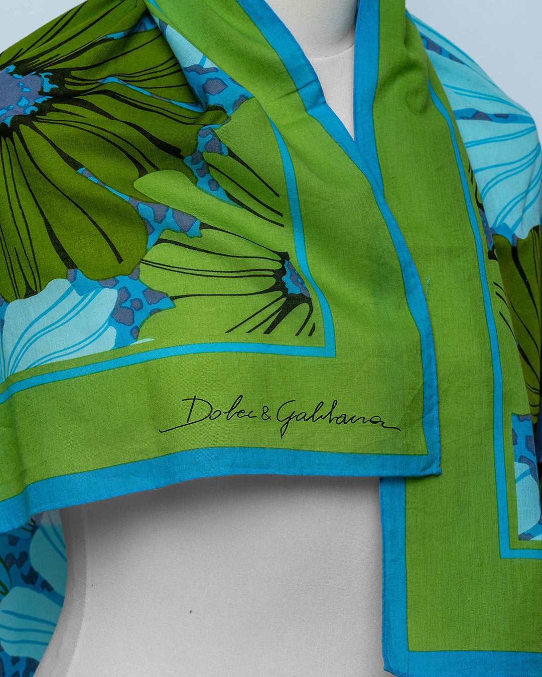 Dolce&Gabbana Baumwolltuch grün